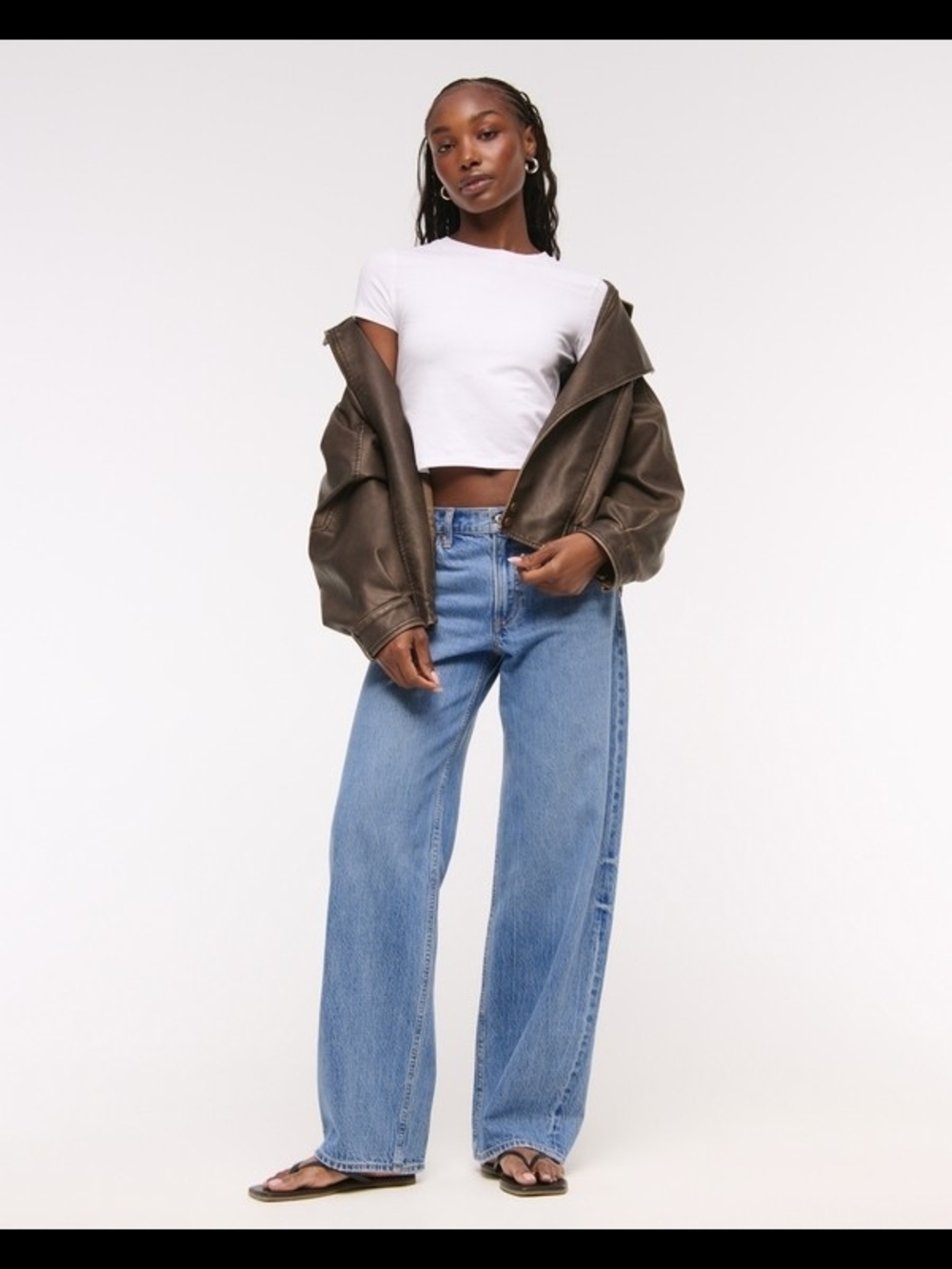 A&F Low Rise Ultra Baggy Jeans